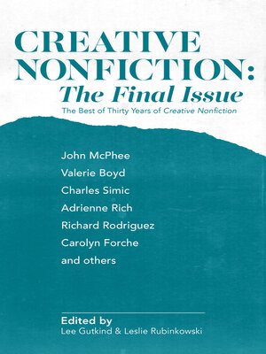 cover image of Creative Nonfiction